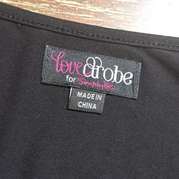 Lovedrobe Women’s Top Tank Gold Sequin Front Black Back Sleeveless Scoop Size 14 - Picture 5 of 10